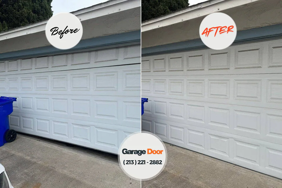 Before and after: garage door company South Gate Ridge, FL